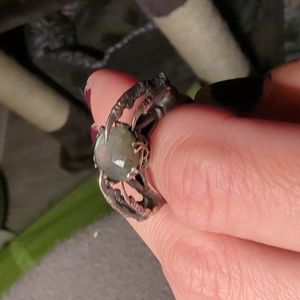 Bloodmilk Jewels ring in moonstone